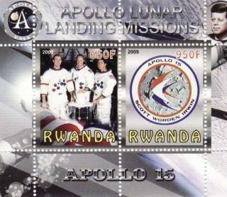Apollo 15 Space Mission - Sheet Of 2 Stamps - Sv0363