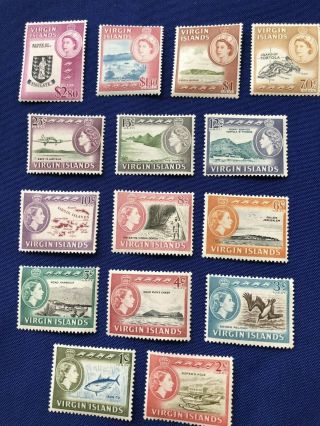 British Virgin Islands Stamps (15),  Mnh,  1964,  Cat Val: $85 Us,  Price: $25 Us (9081