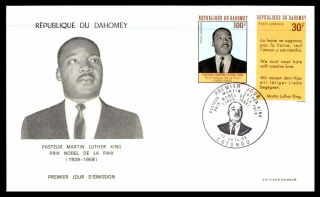 Mayfairstamps Dahomey 1968 Martin Luther King Jr Fdc First Day Cover Wwb60771