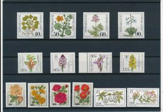 D277052 Germany Flowers Selection Of Mnh Stamps