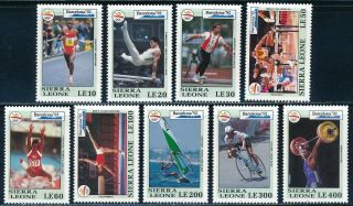 Sierra Leone - Barcelona Olympic Games Mnh Sports Stamps (1992)