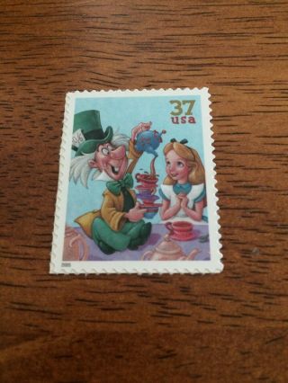 Us Stamps Disney Alice In Wonderland Mad Hatter Collect Or Use As Postage