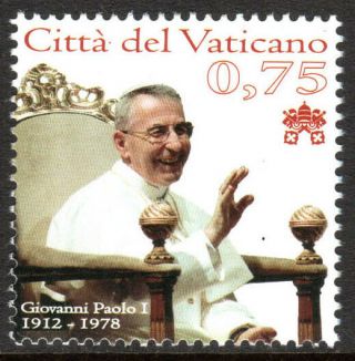 Vatican 1505,  Mnh.  Pope John Paul I,  2012