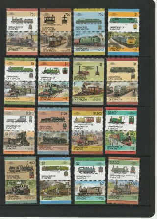 Trains Locomotives Rail Transport Thematic Stamps 3 SCANS (2208) 2