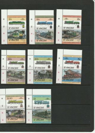 Trains Locomotives Rail Transport Thematic Stamps 3 SCANS (2206) 3