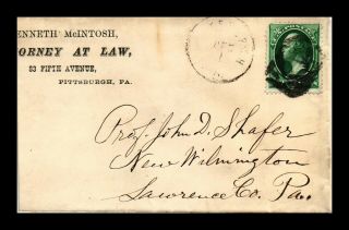 Dr Jim Stamps Us Pittsburgh Pennsylvania Tied Ladies Cover Fancy Cancel