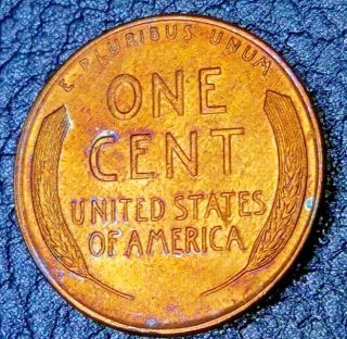 1958 D Wow Toning Lincoln Wheat Cent Penny Gem/bu Ms Grade 61