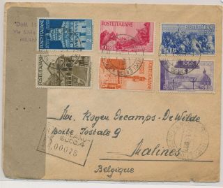 Lk51385 Italy To Malines Belgium Fine Cover