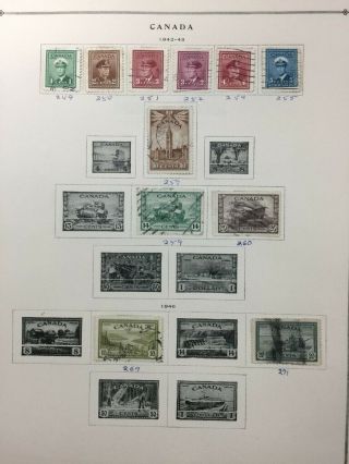 Treasure Coast (tc) Stamps 20,  Pages Of Old Canada Postage Stamps 729