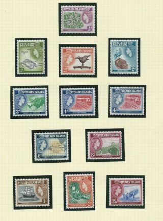 Pitcairn Islands 1957 Definitive Set