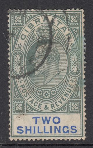 Gibraltar 1904 - 08 Ke7 2/ - Sg 62 Cv £140