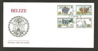 1987 Belize Girl Guides Lady Badenpowell Fdc