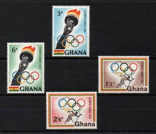 Ghana 1960 Olympic Games Mnh Set S.  G.  249 - 252
