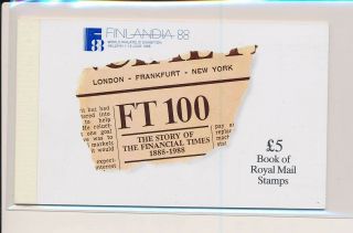 Lk71872 Booklet Great Britain Financial Times History Prestige Mnh