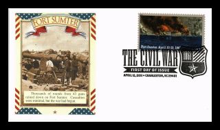 Dr Jim Stamps Us Fort Sumter Civil War First Day Cover Charleston South Carolina