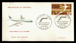 Dr Who 1966 Senegal Air Africa Service Fdc C128778
