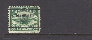 Washington Precancel On " Propeller " Early Air Mail Stamp (c4)