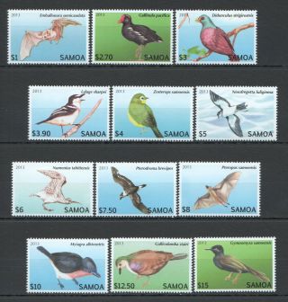 Y273 2013 Samoa Fauna Birds 1105 - 16 Michel 47 Euro 1set Mnh
