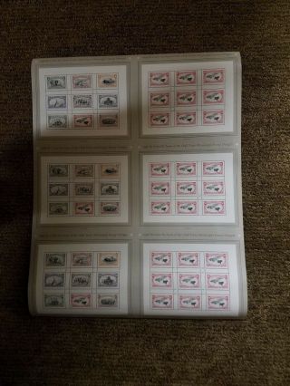 Uncut Press Sheet Of U.  S.  Scott 3209 - 3210 Trans - Mississippi Stamps - 54 Stamps