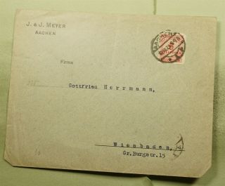 Dr Who 1923 Germany Aachen To Wiesbaden C124762