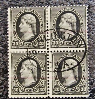 Nystamps Us Stamp 228 $225 Block Of 4