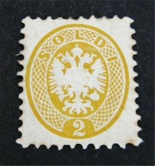 Nystamps Austrian Offices Abroad Lombardy Venetia Stamp 20 Og H $650