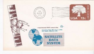 Satellite Data System Comsat Vandenberg Afb Ca August 5 1976 Space Voyage
