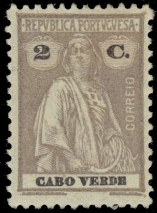 Cape Verde 178 (mi198) - Ceres Keyplate " 1926 Printing " (pa57569)