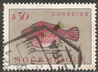 Mozambique Stamp - Scott 336/a22 30c Gray Canc/lh 1951