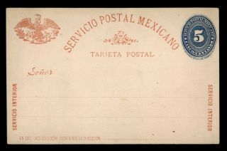 Dr Who Mexico Vintage Postal Card Stationery C129934
