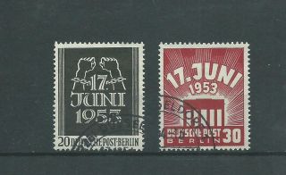Germany - Berlin (western Sectors) - 1953 - Sgb110 & B111 - Cv £ 52.  75 -
