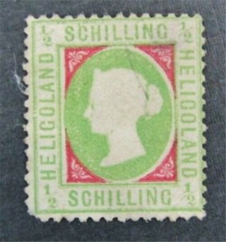 Nystamps British Heligoland Stamp 5b Og H $475