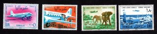 Somalia 1964 Complete Set Of Stamps Mi 64 - 67 Mnh Cv=11€