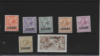 British Levant 1921 Sgl18/24