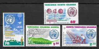 Kenya,  Uganda,  Tanzania 1972 I.  M.  O.  /w.  M.  O.  Mnh Set S.  G.  325 - 328