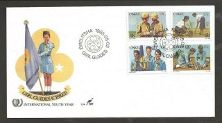 1985 Scouts Ciskei Iyy Girl Guides 75th Anniversary Fdc