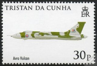Raf Avro Vulcan B.  2 Xh537 Bomber Aircraft Stamp (2008 Raf 90th Anniversary)