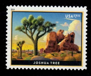 Scott 5347 - 2019 $7.  35 Joshua Tree Priority Mail Stamp