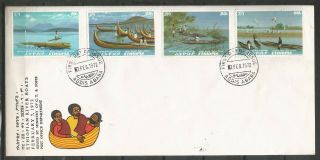 Ethiopia 1972 Large Fdc " River Boats "