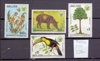 Belize 1981.  Stamp.  Yt 562/565.  €45.  00