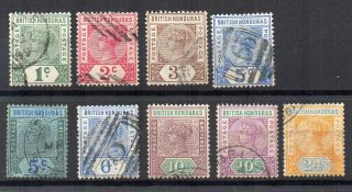 British Honduras 1891 - 1901 Values To 24c Fu