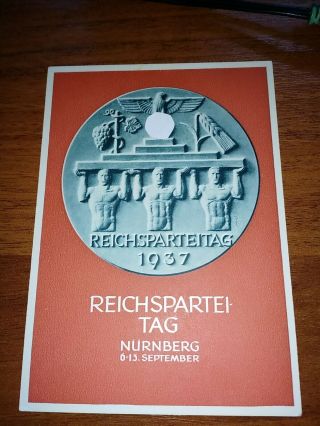 Открытки рейх хороший лот.  Reichsparteitag Nurnberg.