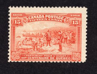 Canada 102 15 Cent Orange Champlain 
