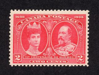Canada 98 3 Cent Carmine Edward & Alexandra Quebec Tercentenary Issue Mnh