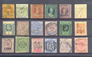 English Colonies 18 St Mixed Countries - Unsorted - - F/vf