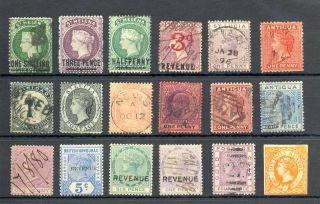 English Colonies 18 St Mixed Countries - Most Qy.  Unsorted - - F/vf
