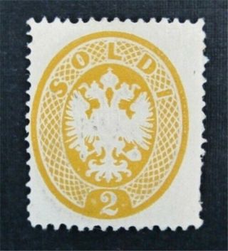 Nystamps Austrian Offices Abroad Lombardy Venetia Stamp 15 Og H $425