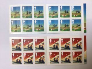 Gb 2015 Lx49 & Lx50 Christmas Stamp Booklets.