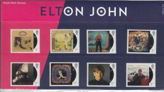 Gb 2019 Elton John Musical Giants Presentation Pack No.  575