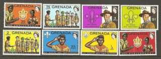 Grenada 1972 65th Ann Boy Scouts Baden Powell Rope Knot